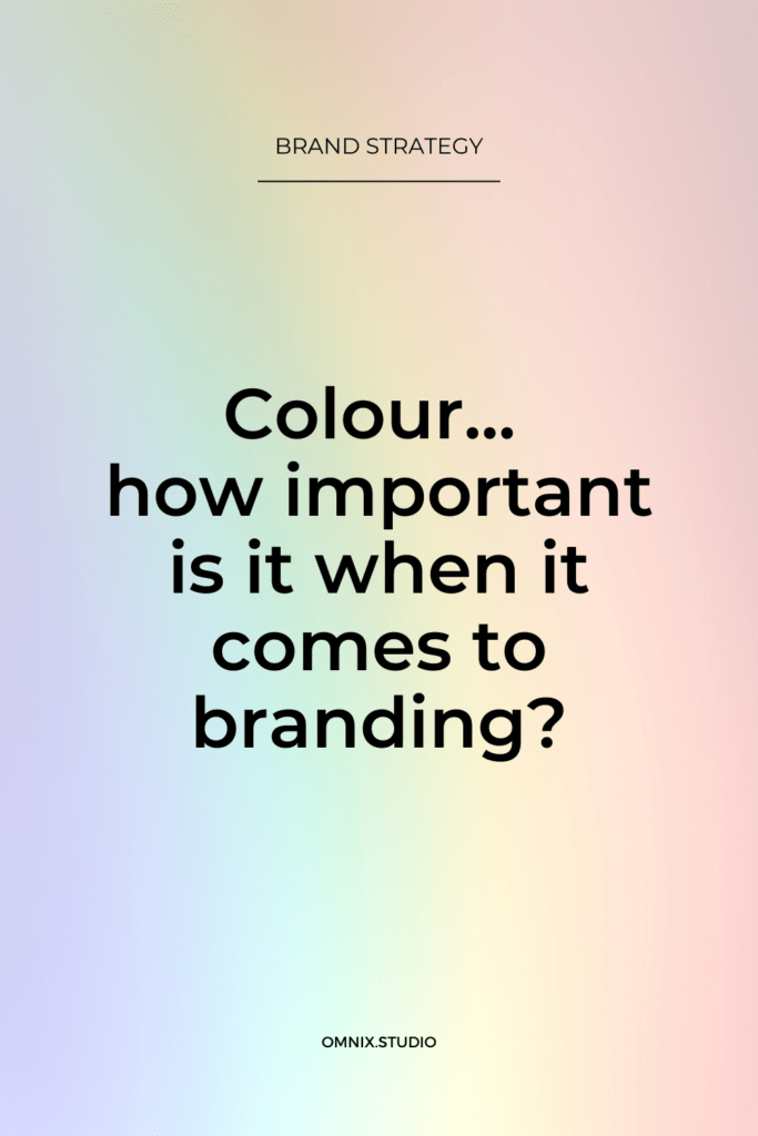 How important is colour in your branding?